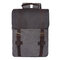 Vintage Canvas 15 inch Laptop Bag Commuter Bag Backpack Men Women - Grey