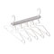 Household Folding Multi-Layer Magic Hanger Multi-Function Retractable Clothes Rack Hanging Clothes Artifact - Gray