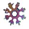 EDC Multi-tool Card Combination Portable Outdoor Snowflake Tool Wrench - Colorful