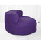 Lazy Sofa Bean Bag Cover Without Filler Tatami Leisure Single Creative Living Room Balcony Bedroom Lazy Chair Cover - Purple