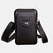 Men Genuine Leather Crossbody Bag Belt Bag - #04