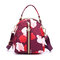 Women Travel Print Multi-Color Shoulder Bag Portable Mini Phone Bag Cloth Crossbody Bag - #05