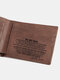 Retro EDC Multi-card Slots wallet Multi-function Copywriting Creativity Short Extra-thin Laser engraving Wallet Card Holder Wallet - #02