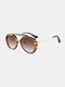 Men Full Thick Frame UV Protection Fashion Vintage Sunglasses - #03
