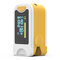 Household Portabl LED Fingertip Pulse Oximeter SPO2 PR+MISE Pulse Oximeter Blood Oxygen Monitor  - Yellow