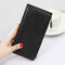 Woman Durable PU Phone Wallet Card Bag 20 Card Slots Multi-card slots Card Wallet - Black