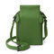 DREAME Women Solid Phone Bag 6 Card Holder Crossbody Bag - Green