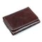 RFID Antimagnetic Genuine Leather Vintage Multi-Card Slots Tri-fold Wallet For Men - #05