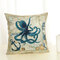 Sea Turtle Seahorse Whale Octopus Pillowcase Cushion Cover Bags Home Car Decor - #4