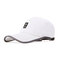 Men Summer Cotton Mash Breathable Baseball Hat Outdoor Casual Sunscreen Hat - White