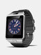 4 cores DZ09 inteligente Watch Bluetooth telefone android multifuncional esportes Aptidão rastreador smartwatch para mulheres homens - Prata