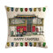 1 PC Vintage Cartoon Camper Van Pattern Linen Pillowcase Cushion Cover Home Sofa Art Decor Throw Pillow Cover - #6