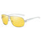 Unisex Vogue Vintage Metal Full-frame Anti-UV Sunglasses Outdoor Driving Travel Beach Sunglasses - Silver