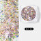 12 Colors Shining Light Onion Powder Ultra-thin Nail Glitter Sequins Colorful Irregular 3D Slices - 8