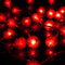 電池式4M 40LEDスノーフレークキラキラフェアリーストリングライトクリスマスアウトドアパーティー家の装飾 - 赤
