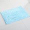 31x19'' Machine Washable Fluffy Area Rugs for Bedroom Chenille Soft Mat Bathroom Anti Slip Absorbent Carpet Door Mat Shaggy Floor Rug - Sky Blue