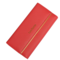 New Simple Women Leather Credit Card Long Wallet - Red