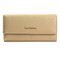 New Simple Women Leather Credit Card Long Wallet - Gold Yellow