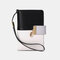 Women Genuine Leather RFID Anti Theft Multi-slots Bifold Wallet Purse - Black
