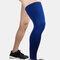 Men's Sports Knee Pads Warm Compression Leggings Socks - Blue