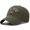 Mens Womens Summer Vogue Letter Adjustable Baseball Hat Outdoor Casual Sports Sunshade Cap - Army Green