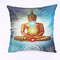 Almohada de lino de algodón de Buda bohemio Caso Funda de cojín de cintura Bolsa Hogar Coche Deco - #5