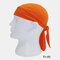 Cappello da pirata per equitazione all'aperto Turbante ad asciugatura rapida Protezione solare traspirante - arancia