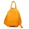 Casual PU Leather Tassel Backpack - Yellow