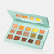 15 Colors Pearly Polarized Eyeshadow Palette Long Lasting Glitter Eyeshadow Matte Shimmer Palette - Green