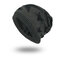 मेन्स फाइव स्टार वार्म बुना हुआ बेनी कैप Soft आरामदायक खोपड़ी वाले बेनी टोपी कान सुरक्षा कैप्स - धूसर