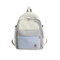 Backpack Female New Fashion Ins Wind Bag Female High School College Girl Small Fresh Backpack - Blue