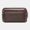 Men EDC Genuine Leather 6.5 Inch Retro Outdoor Waist Belt Bag - Brown 2