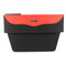 Leather Car Seat Crevice Storage Bag Box Money Pot Auto Seat Gap Filler Organizer - Red