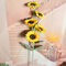 5 Sunflower Living Room Decoration Simulation Sun Flower European Flower - #1