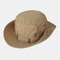 Mens Bucket Hat Outdoor Fishing Hat Climbing Mesh Breathable Sunshade Cap With String  - Khaki