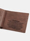 Retro EDC Multi-card Slots wallet Multi-function Copywriting Creativity Short Extra-thin Laser engraving Wallet Card Holder Wallet - #08