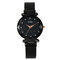 Fashion Women Quartz Watch Starry Sky Quartz Watch Waterproof Stainless Steel Watch - Black