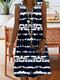 Ethnic Tie-dyed Print Sleeveless Loose V-neck Dress For Women - Black