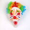 Halloween Clown Mask Color Explosion Head Big Mouth Long Tongue Joker Mask Horror Scary Masquerade  - 2