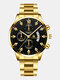 13 Colors Men Business Watch Inlaid Diamond Decorated Pointer Calendar Quartz Watch - #08