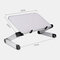 Adjustable Standing Office Desk Laptop Stand Can Be Adjusted By Lifting The Base Plate Stand Small Table - White