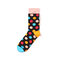 Women's Man's Classic Wild Style Colorful Dot Tube Cotton Socks Casual Cozy Socks - #3