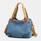 Women Large Capacity Handbag Shoulder Bag Crossbody Bags - Blue