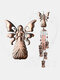 1PC angelo antico campanelli eolici appeso ornamento casa giardino esterno cortile decor con Gancio - #01