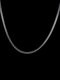 Trendy Brief Positive And Negative Chain Stainless Steel Necklace - Steel Color