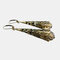 Vintage Crystal Earrings Luxury Metal Hollow Carving Water Drop Pendant Earrings - Yellow