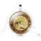 Glass Cabochon Time Gem Pocket Necklace - #2