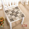 Vintage Lace Bread Pastoral Style Printing Flower Cotton Seat Cushion Sit Pad Mat Pillows - #17
