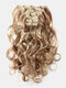 23 Colors 16 Clip Long Curly Wig Piece High Temperature Fiber Fluffy Non-Marking Hair Extension - 19