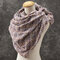 Women Scarf Shawl Wrap Buttoned Crochet Wrap With Ethnic Custom - Pink